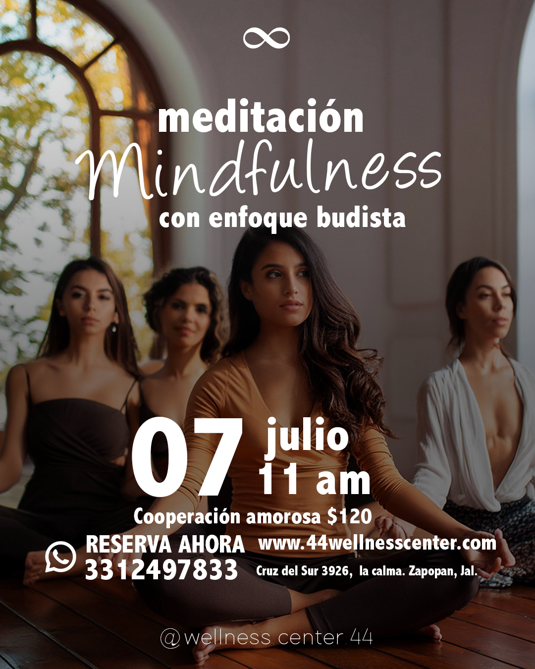 Clase Meditación & Mindfulness | 44 wellness center