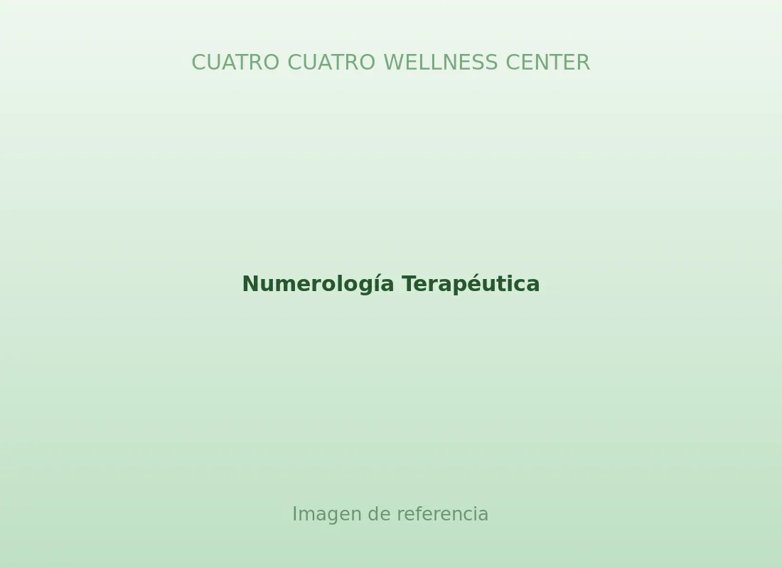 Numerología Terapéutica