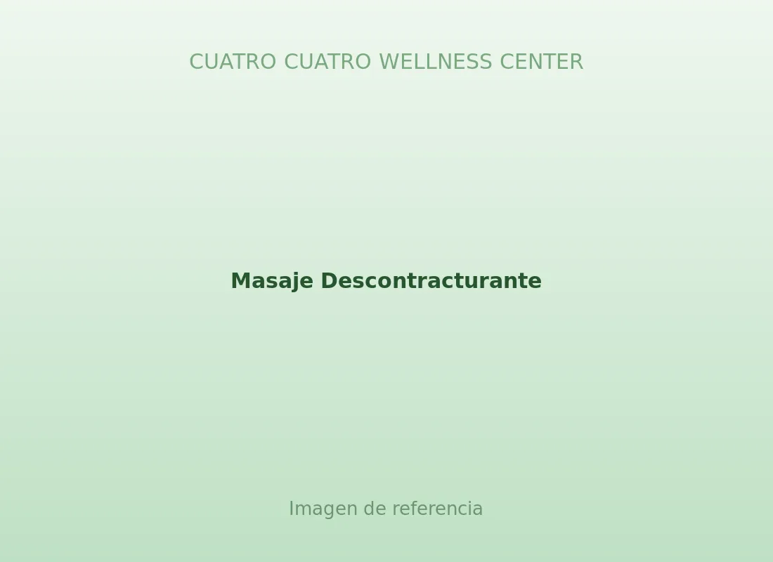 Masaje Descontracturante